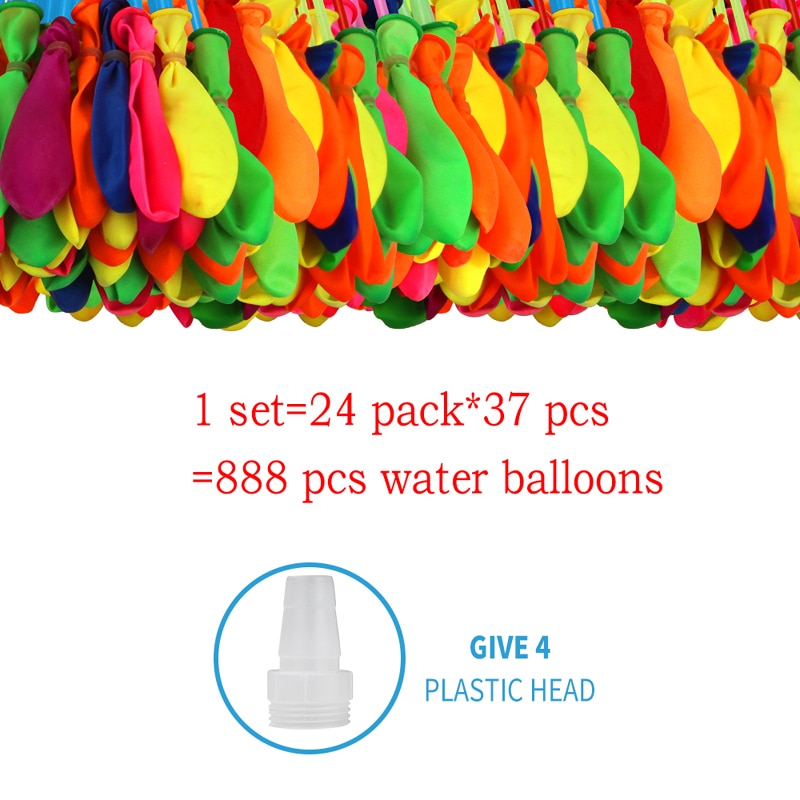 888 Pcs Vullen Water Ballonnen Magic Kinderen Water War Game Levert Zomer Outdoor Beach Party Grappig Speelgoed