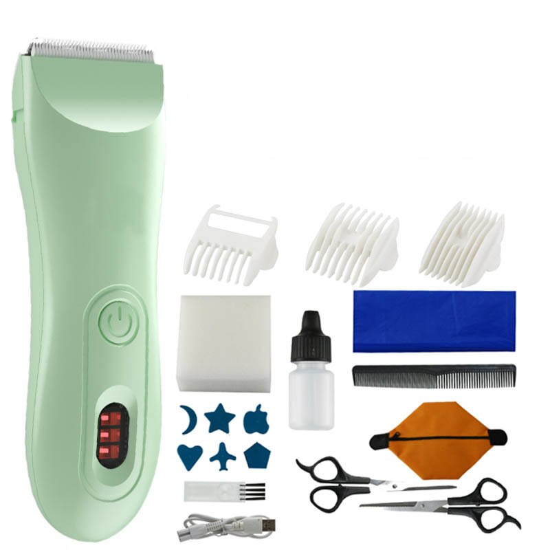 Bambino Tagliatore di Capelli Elettrico Professionale USB Ricaricabile Impermeabile Capelli Trimmer Clipper per il Bambino e Bambino Taglio di Capelli per uso Domestico