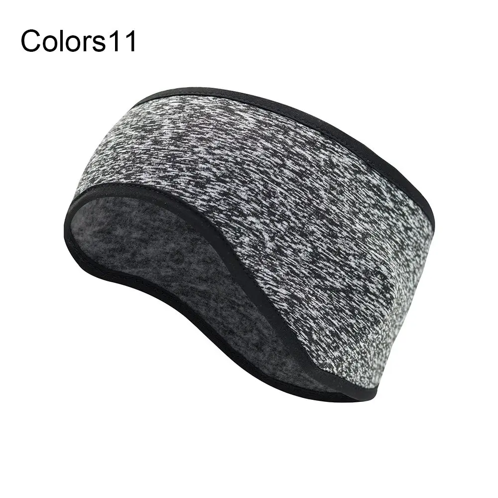 Ear Muffs Headband Women Men Winter Sweatband Running Headband Ear Warmer Fleece Ear Cover Outdoor Sports Hair Sweat Hair Bands: Lavender