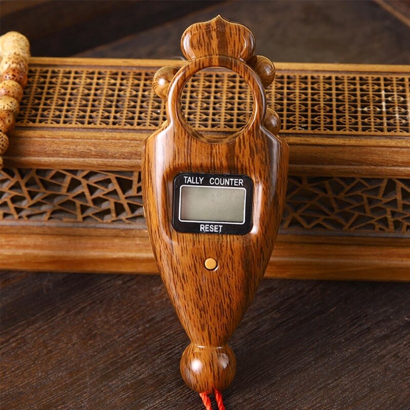Electronic Digital Bead Finger Tally Tasbeh Misbaha Prayer Tasbih Golf Counter Portable Durable Safe Practical U4LA