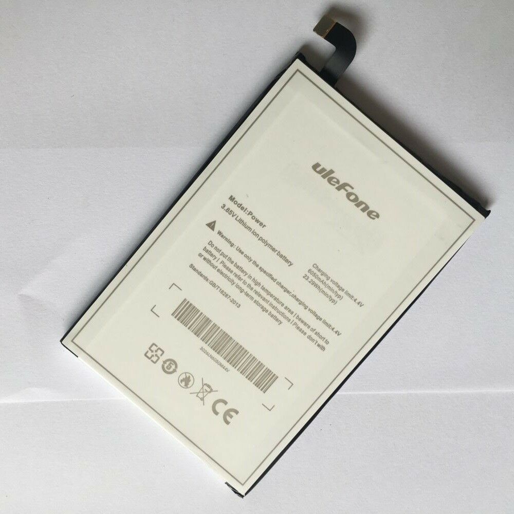 High Capacity 6050mAh For Ulefone Power Battery Backup Replacement Li-ion Phone Batteries for Ulefone Power Smart Phone