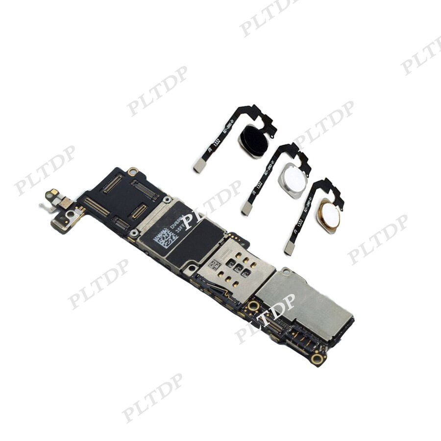 Placa base para iphone 5S, placa base desbloqueada con ID táctil/sin ID táctil, 5S 100% Original para iphone, placa lógica bien probada