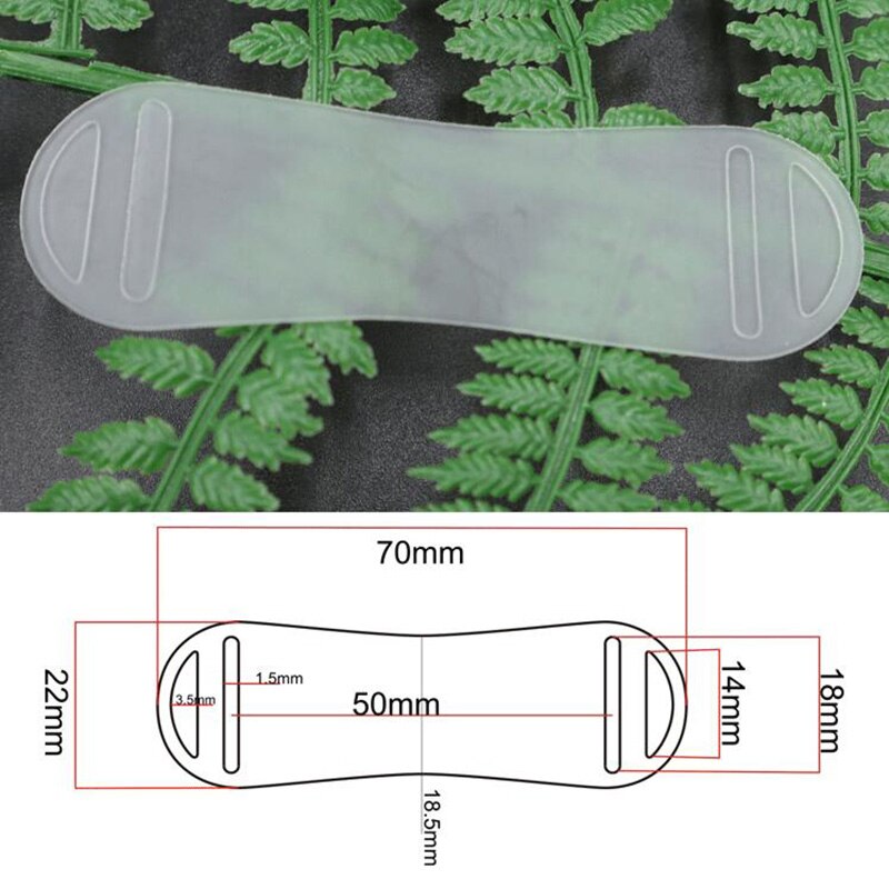 100pcs Optical Frame Slip On Label Base Eyewear Eye Glasses Slide Over Price Tag Jewelry Soft Strip Labels Plastic Holder Mount: 70x22mm