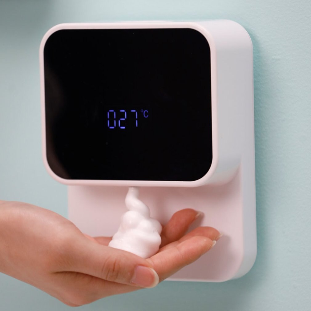 Wall Mounted Automatic Induction Soap Dispenser Convenient No Contact Hygienic Foam Hand Washing Instrument