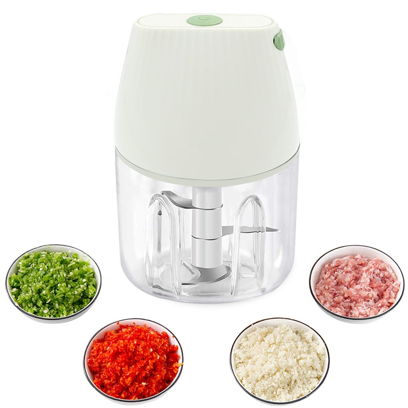USB Portable Electric Blender for Kitchen Appliances Electric Ginger Carrot Garlic Vegetable Automatic Multifunction Blender