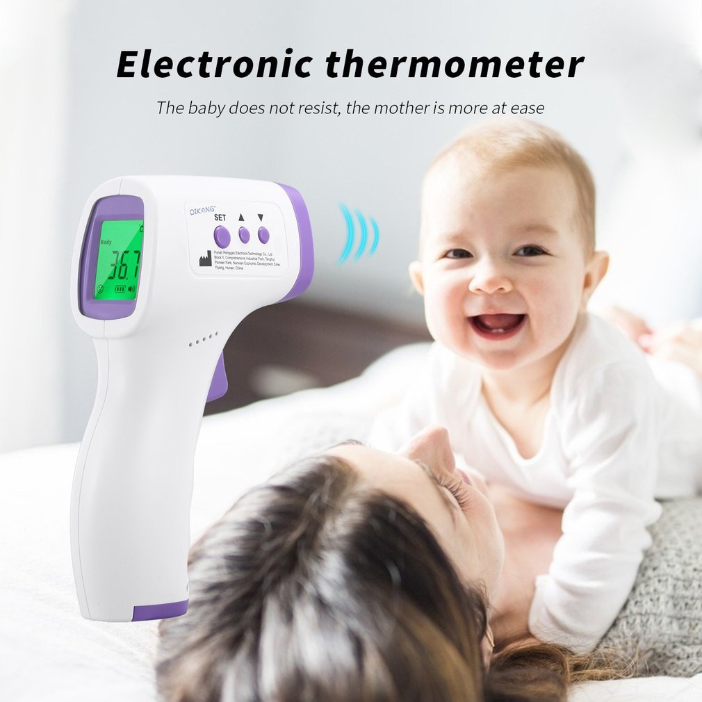 Infrared Thermometer Forehead Body Non-Contact Thermometer Baby Adults Outdoor Home Digital Infrared Fever Ear Thermometer