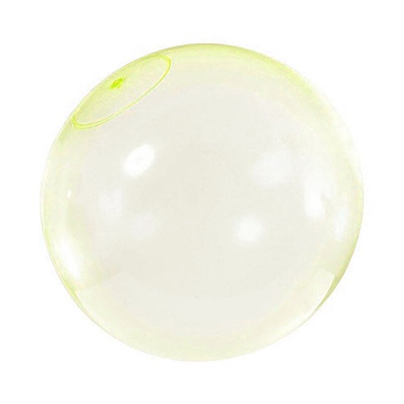 120cm holdbare boblebold oppustelige sjove bolde fantastiske rivefaste super wubble boblebold oppustelige udendørsbolde på lager: Gul