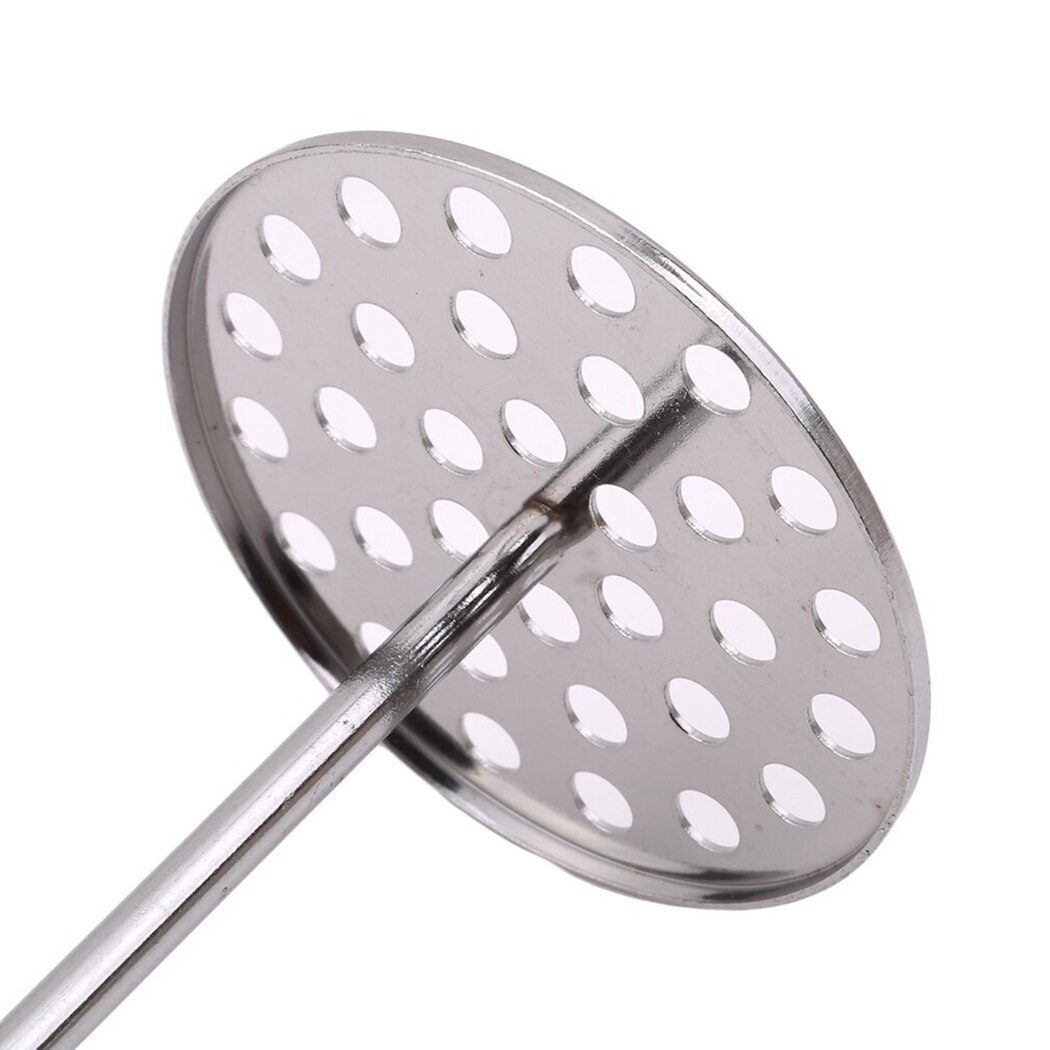 Machacador de patatas de acero inoxidable, machacador de comida cocida, prensa de arroz, herramienta para machacar frutas y verduras, utensilios de cocina, accesorios de cocina