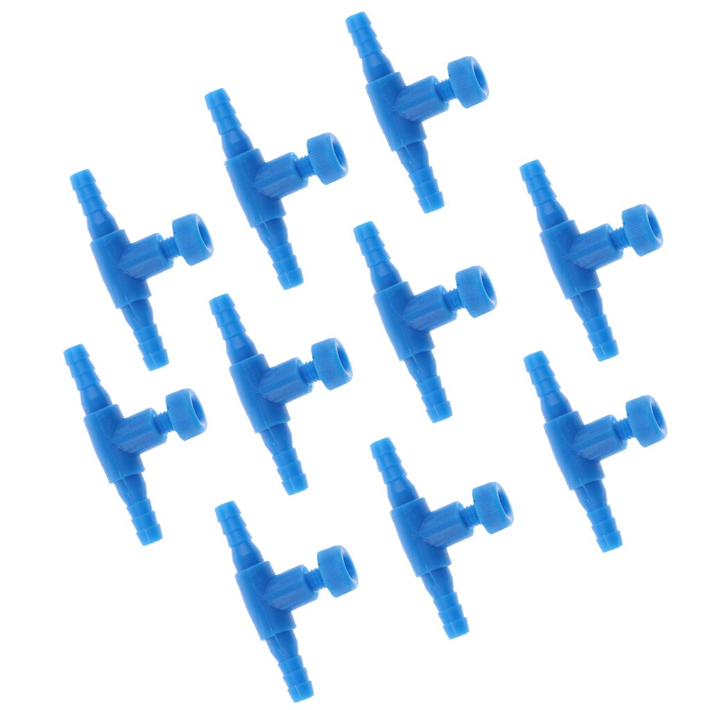 PACK 10 Aquarium Fish Tank Air Line Connector Fish Aquariums Tubing Valves PICK: Air Valve 2