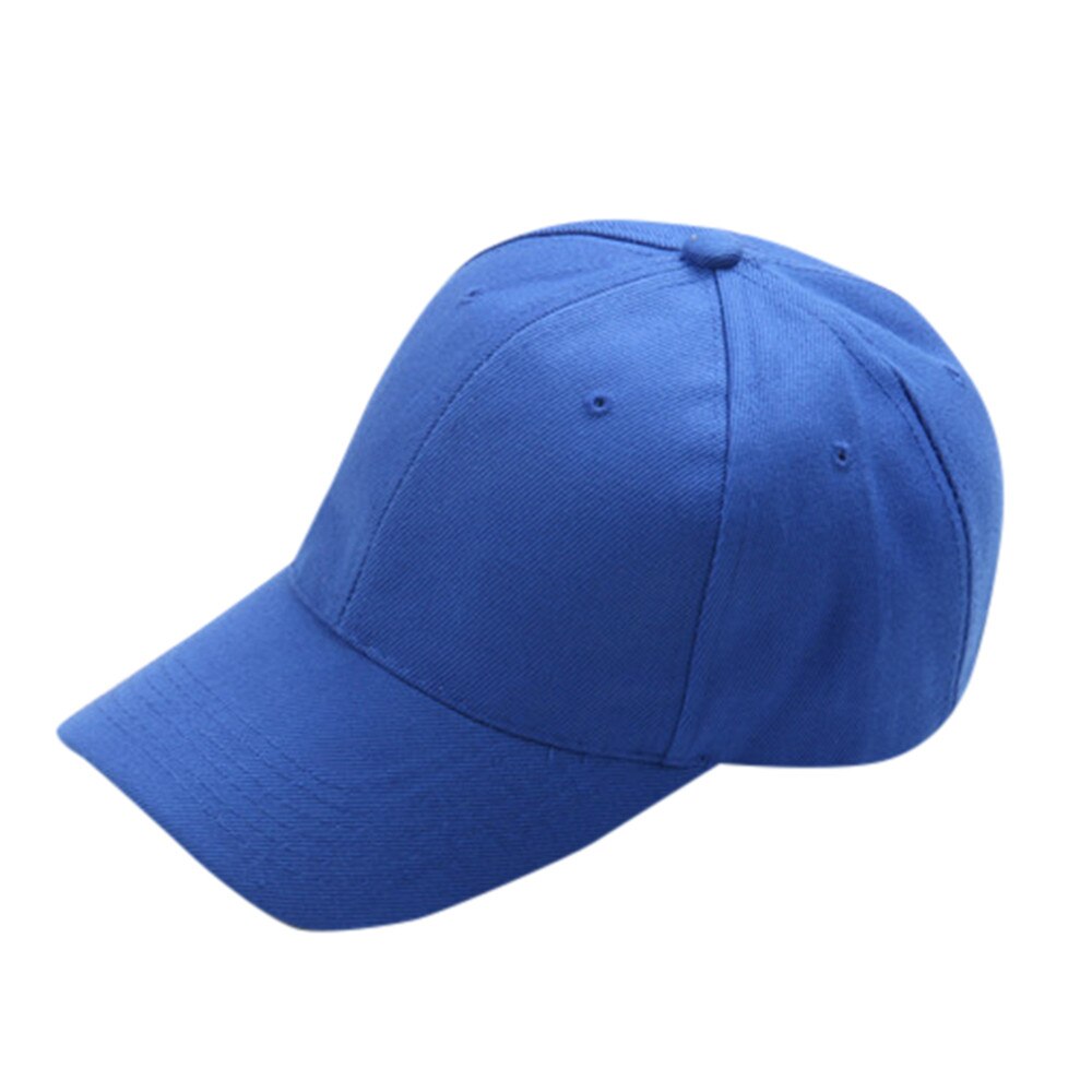 25# Outdoor Sport Hat Summer Hat Cap Children Teenagers Hat Show Solid Kids Hat Boys Girls Snapback Hats Caps Шапка Зимняя: Blue 