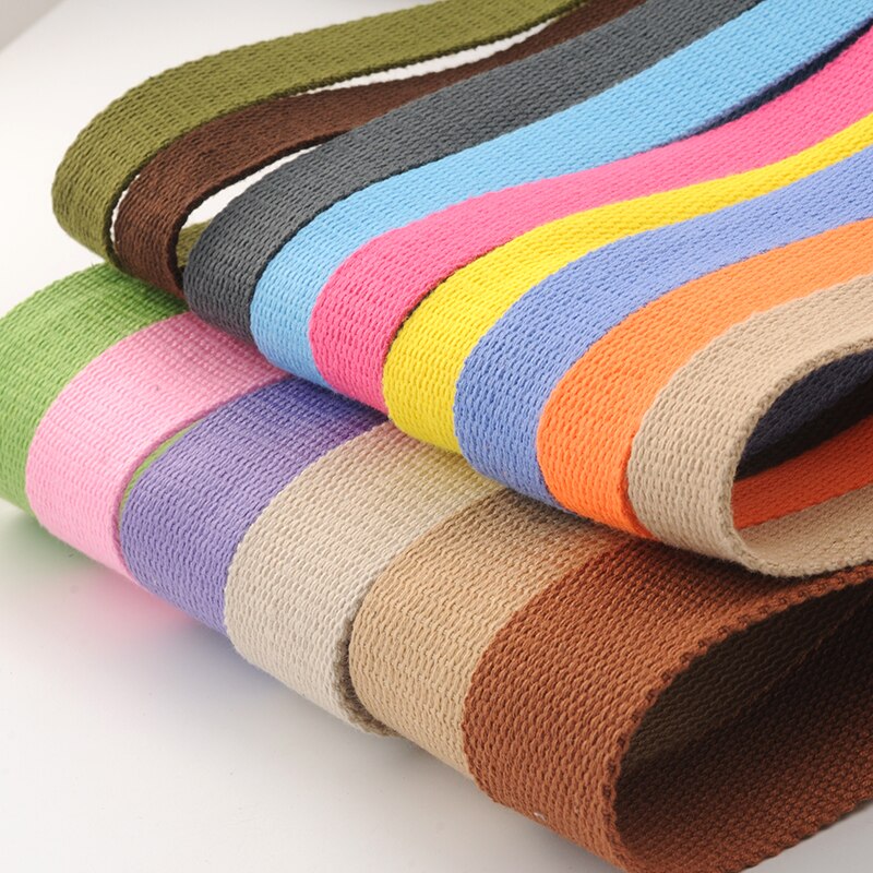 5 Meter 20Mm Canvas Lint Heuptas Verdikking Katoen Webbing Canvas Singels Knapzak Strapping Naaien Tas Riem Accessoires
