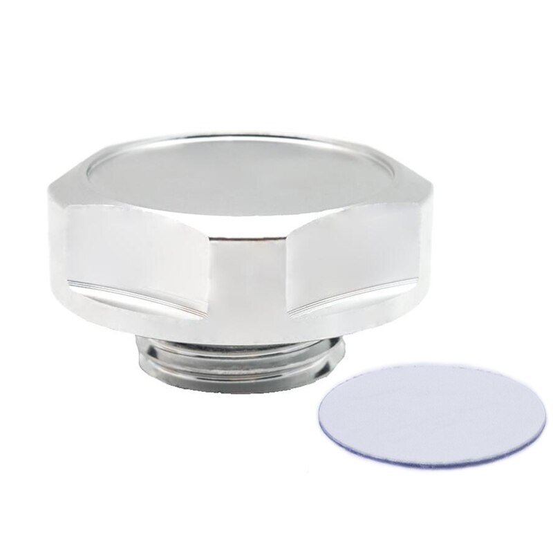 Aluminum Car Oil Cap Engine Valve Filler Cover For Toyota Camry Corolla Rav4 TRD Highlander Oil Tank Cover Cap: SILVER