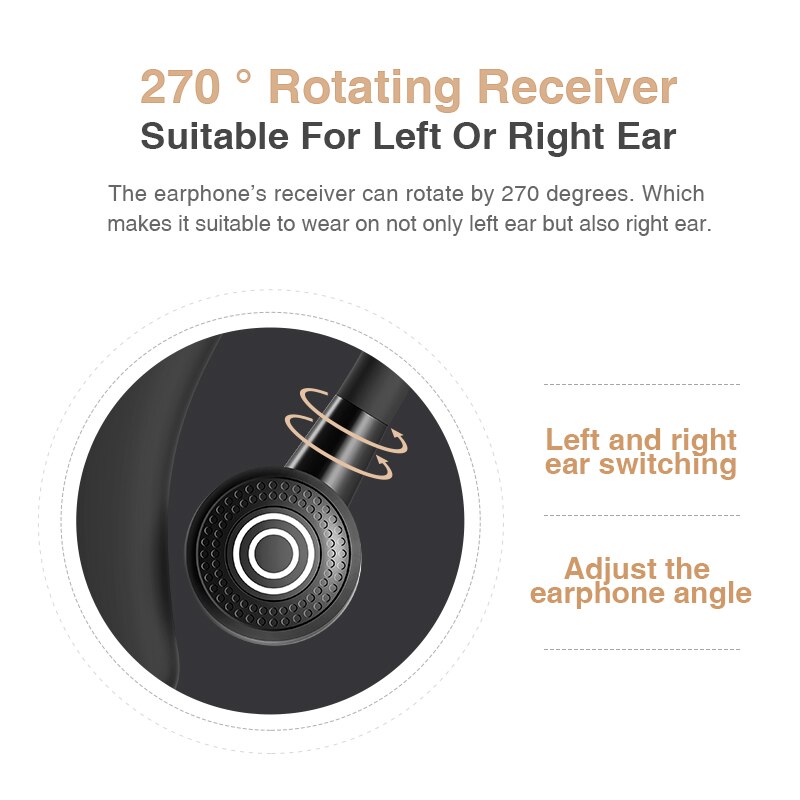 Sanlepus Bluetooth Oortelefoon Draadloze Hoofdtelefoon Handsfree Headset Oordopjes Met Hd Microfoon Voor Telefoon Iphone Xiaomi Over Ear
