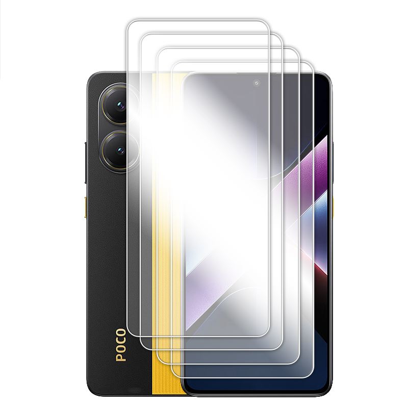Para POCO X7 Pro 5G vidrio para POCO X7 Pro vidrio templado 6,67 pulgadas pegamento completo Protector de pantalla transparente para Xiaomi POCO X7 Pro Flim: Azul marino