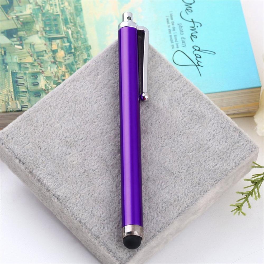 1 Pcs Telefoon Potlood Ronde-Head Metalen Stylus Touch Screen Glas Lens Digitizer Vervanging Pen Voor Telefoon Pad tablet