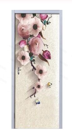 3D Deur Sticker Deur Wrap Muursticker Mural Behang Zelfklevend Pvc Verwijderbare Waterdichte Deur Decal Home Decor: 10 / 95x215cm