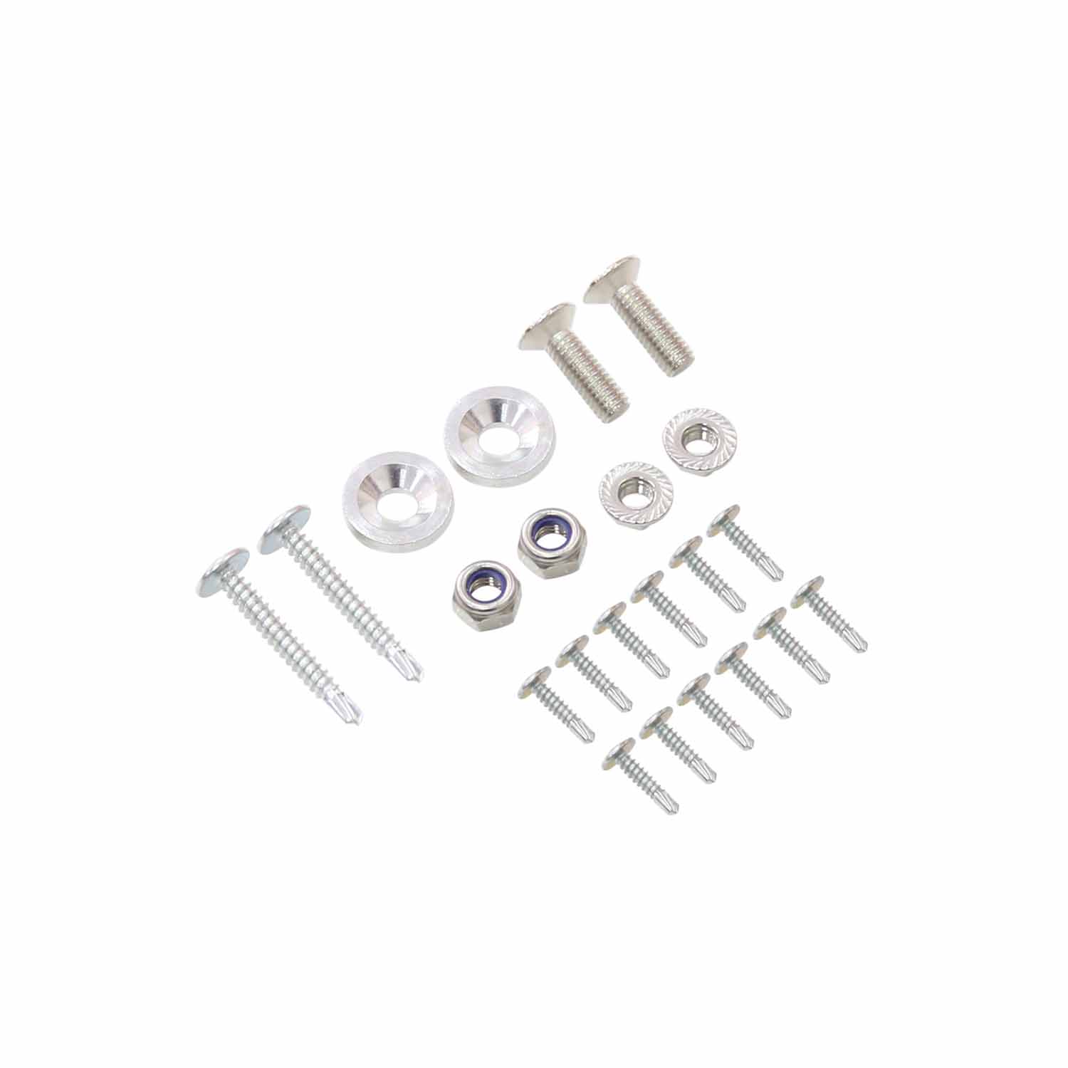 3 Pieces Carbon Fiber Look/Black Car Front Bumper Canard Lip Splitter Body Shovels Bumper Lip Spoiler for Mustang