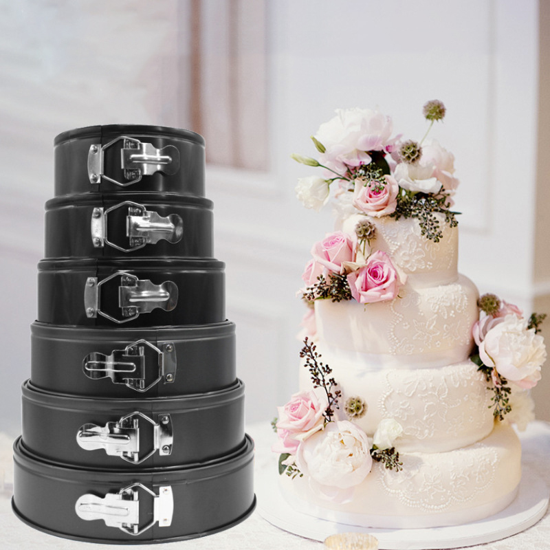 Carbon Steel Non-stick Springform Pan Cheesecake Pan Round Cake Pan Bakeware Cake Baking Moulds Kitchen Accessories