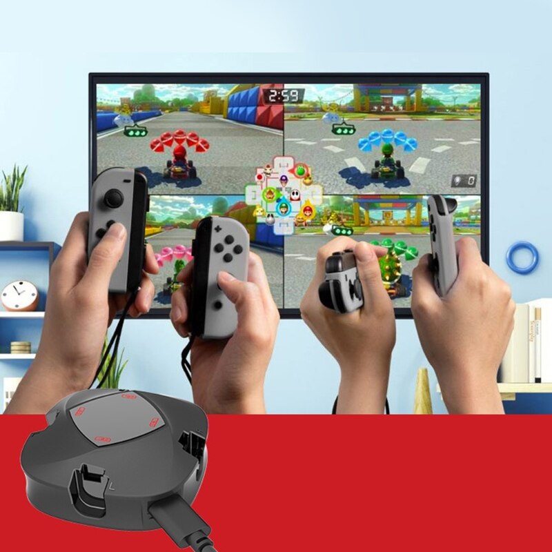 H052 4-in-1 Charging Dock Station Controller Handle Charger Stand for Switch Joy Con