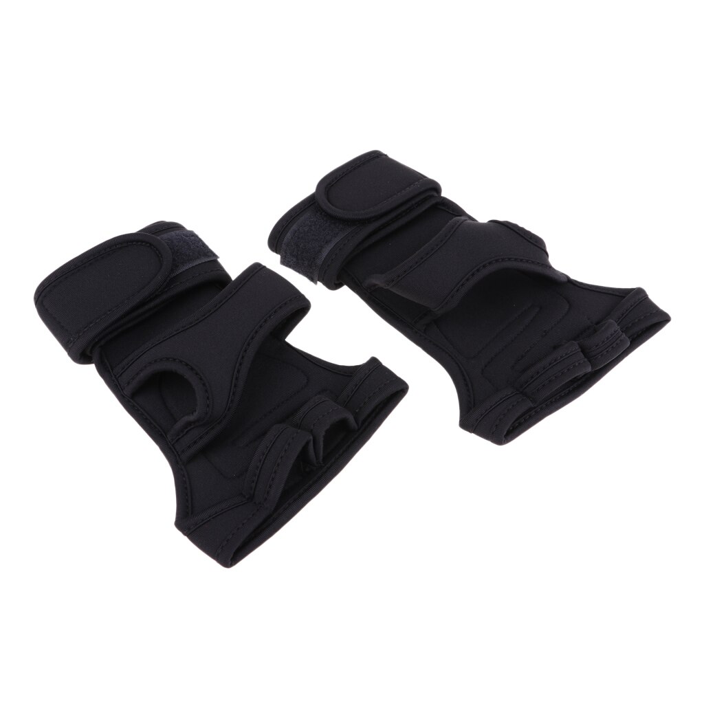 Unisex Adjustable Fitness Gloves Wrist Support Wraps Weight Lifting Hooks Sports Training Gym Grips Gloves