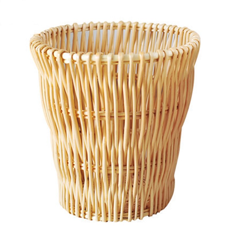 Rotan Prullenbak Wilg Huisvuilemmer Speelgoed Organizer Woonkamer Badkamer Prullenbak Home Decoratie