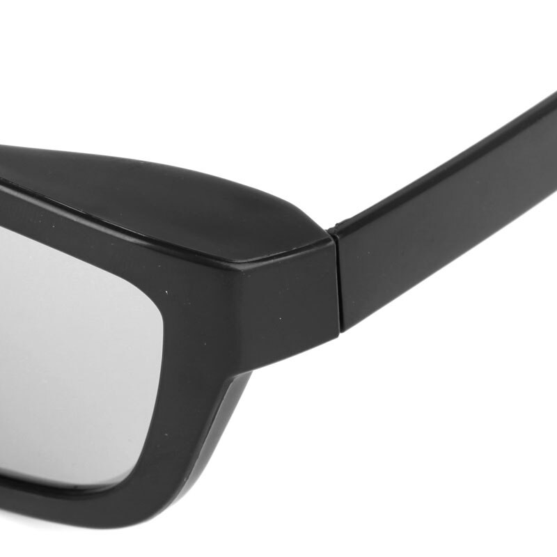 Circulair gepolariseerde passieve 3d stereobril zwart voor 3d tv's real d imax bioscopen 634a