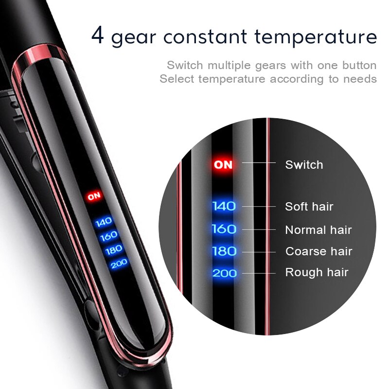 Haar krultang krultang steil maken golven voor haar digitale warmte föhn kam waver styler föhn borstel