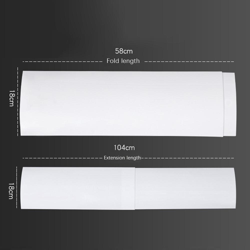 104x1 8/108X18Cm Pp Verstelbare Airconditioning Anti Direct Blazen Wind Shield Baffle Witte Airconditioning wind Shield