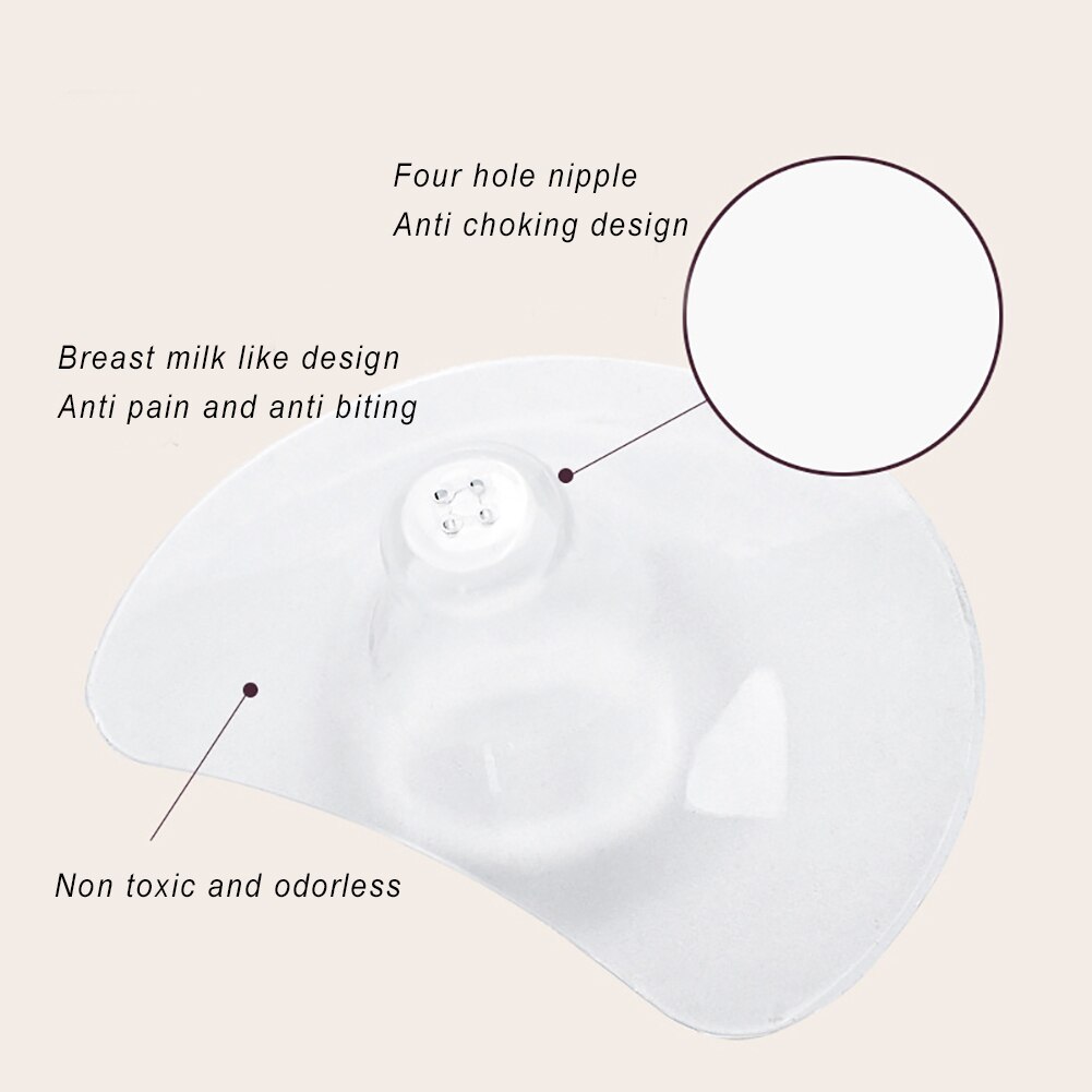 2 Stuks Moederschap Borstvoeding Verpleging Ultra Dunne Voorkomen Bijten Tepel Protectors Baby Cover Silicone Schilden Niet Giftig Moeders