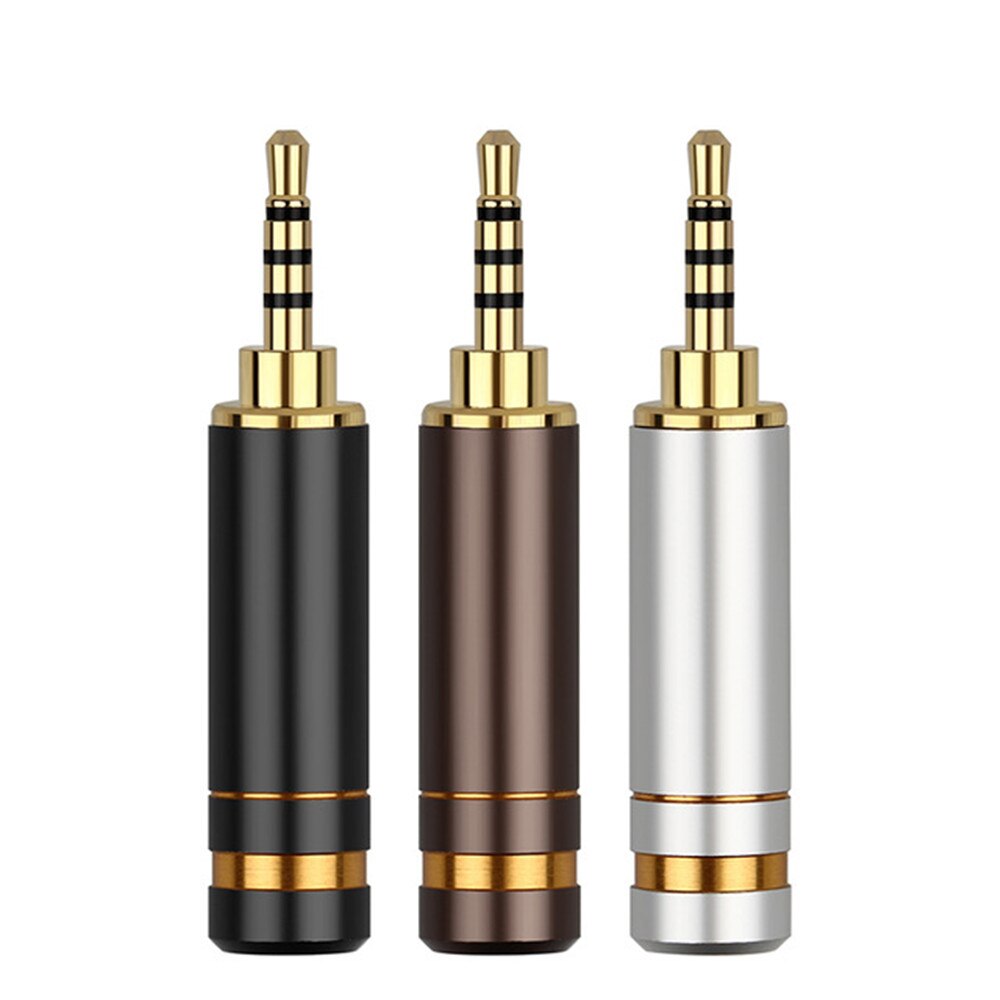 10 Pcs Earphone Jack 2.5 Mm Audio Connector 4 Pole Koper Goud/Rhodium Plating Hoofdtelefoon Soldeer Adapter 2.5 Mm gebalanceerde Kabel