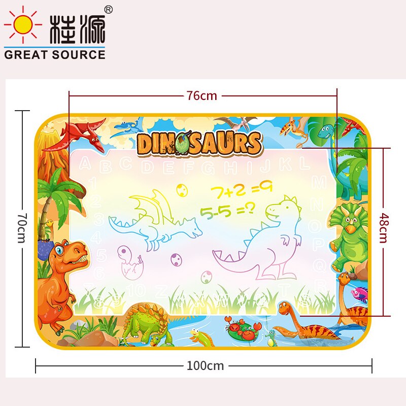 Tapis de dessin à l'eau tapis Doodle tapis de bébé – Grandado