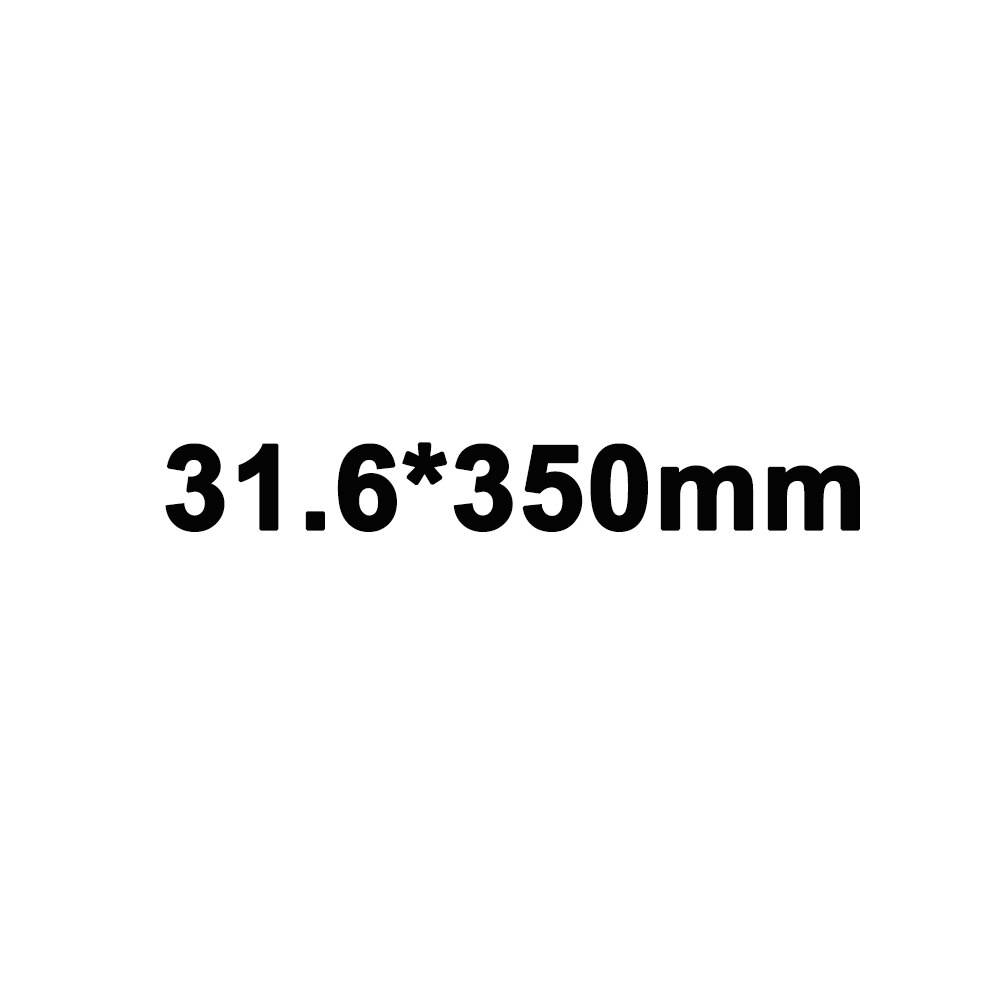 ZTTO Fahrrad Sattelstütze Sattelstütze 25,4 27,2 28,6 31,6 350mm Für Rennrad Mtb MTB Fest Ausrüstung: 31.6x350mm