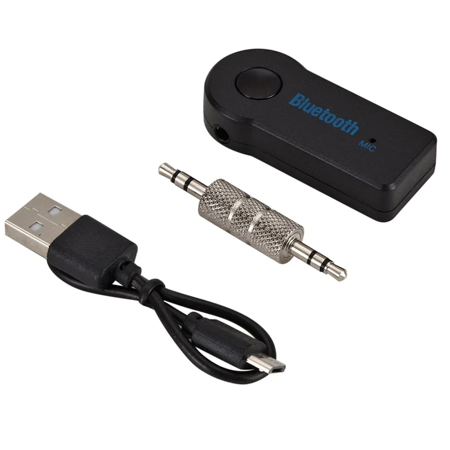 2 in 1 Auto Draadloze Bluetooth 5.0 Ontvanger Adapter 3.5mm AUX Jack Voor Auto Muziek Audio Aux A2dp hoofdtelefoon Ontvanger Handsfree: Default Title