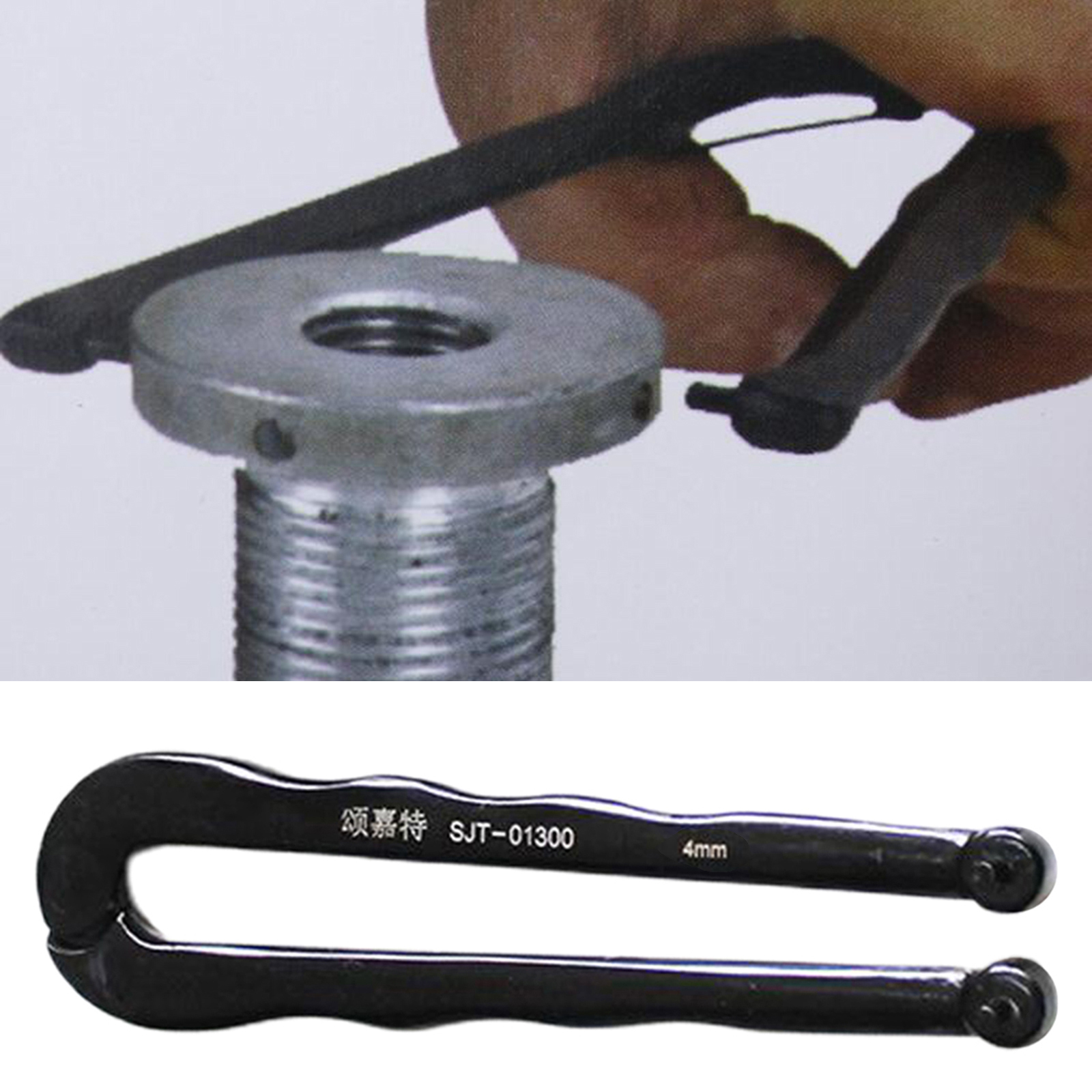 Steel Adjustable Face Pin Spanner Wrench Pin Plier Pin for Round Nut 2/3/4/5/6mm Spanner Pin Set Removal Tool