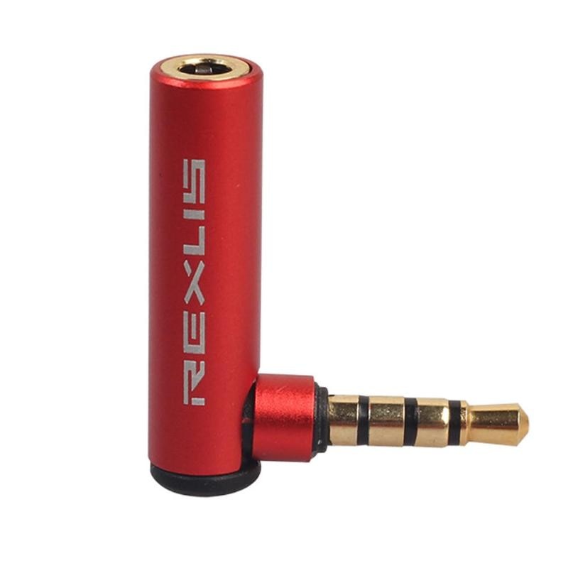 1 uds/5 uds 90 grados Universal 3,5mm OMTP a CTIA auricular Cable Adaptador convertidor macho a hembra Aux a conector Aux 3,5mm