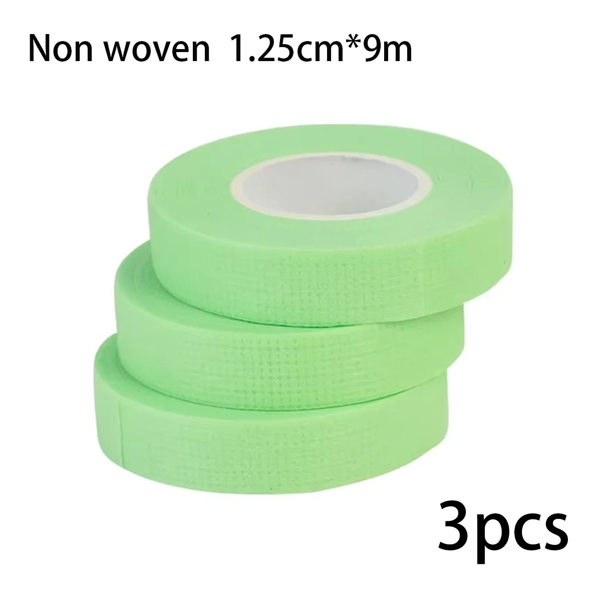Cinta para pestañas, tela adhesiva transparente, 9m/10 yardas/rollo, cinta adhesiva de tela microporosa transpirable para suministro de extensiones de pestañas