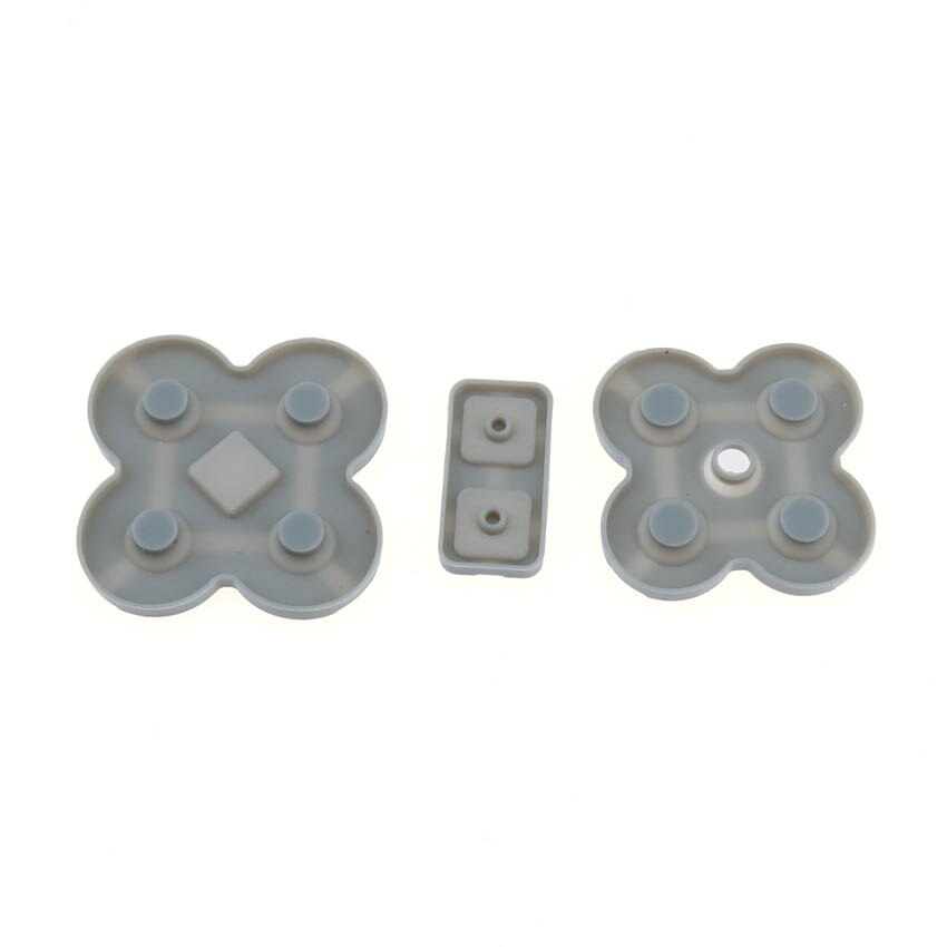 Jcd Voor Ds Lite Geleidende Rubber Knop Pad Set Een B X Y L R D Pad Cross Button Volledige knop Set Vervangende Onderdelen Voor Ndsl Dsl