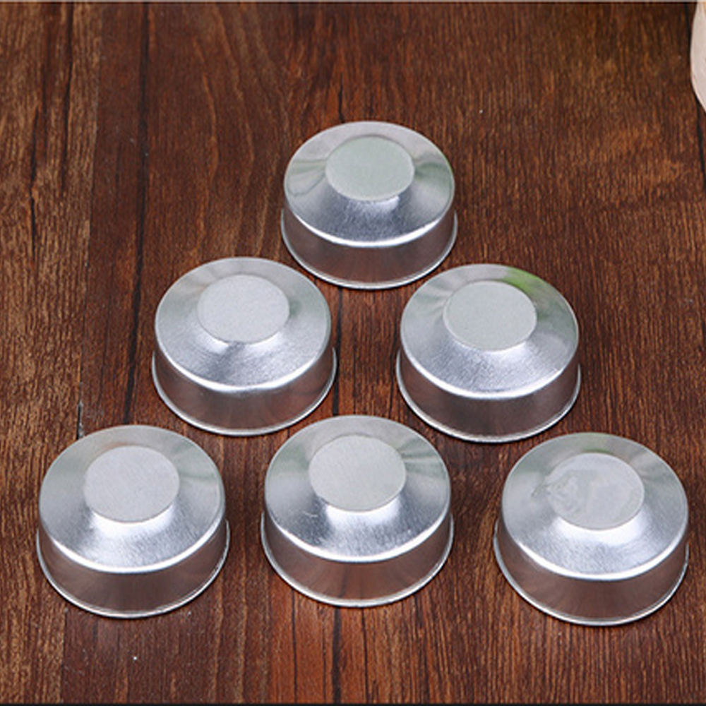 50 unids/set 3,8x1,58 cm de aluminio vacía de vela latas cera de vela tarros Cajas de almacenamiento contenedores DIY fabricación de velas moldes vela botes de lata