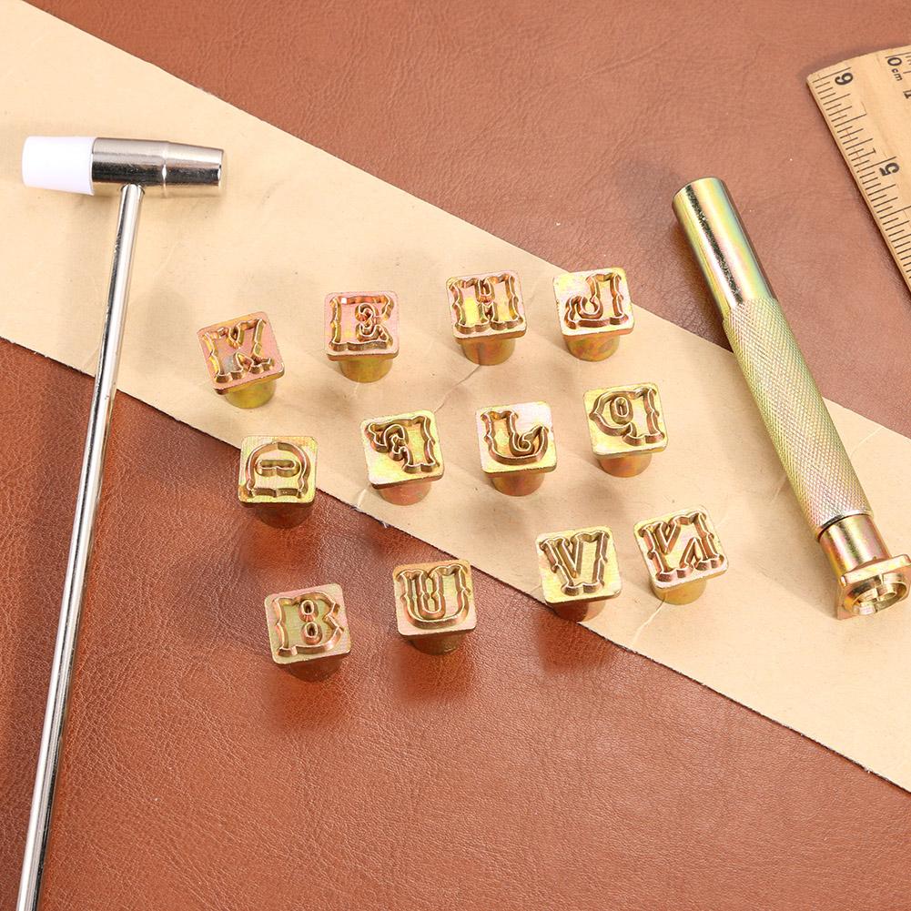 26/36 Pcs Stamp Leather Stamping Printing Punch Tool English Letters Metal Stamp Set Leather Tools Leather craft Alphabet Stamps