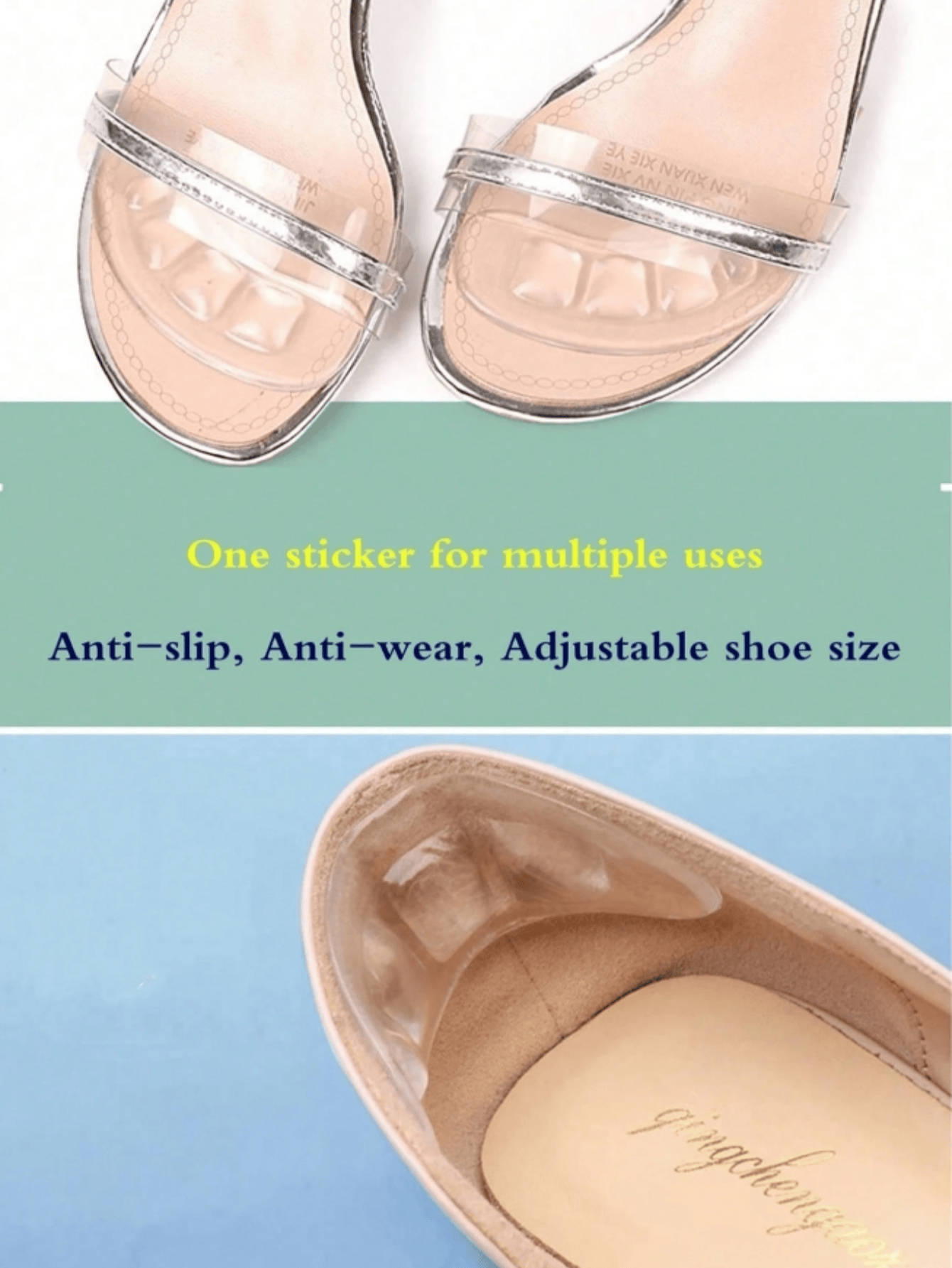 3/6 paar voorvoet demping hoge hakken/sandalen antislip pads, hoge hakken leren schoenen hakstickers wasbaar