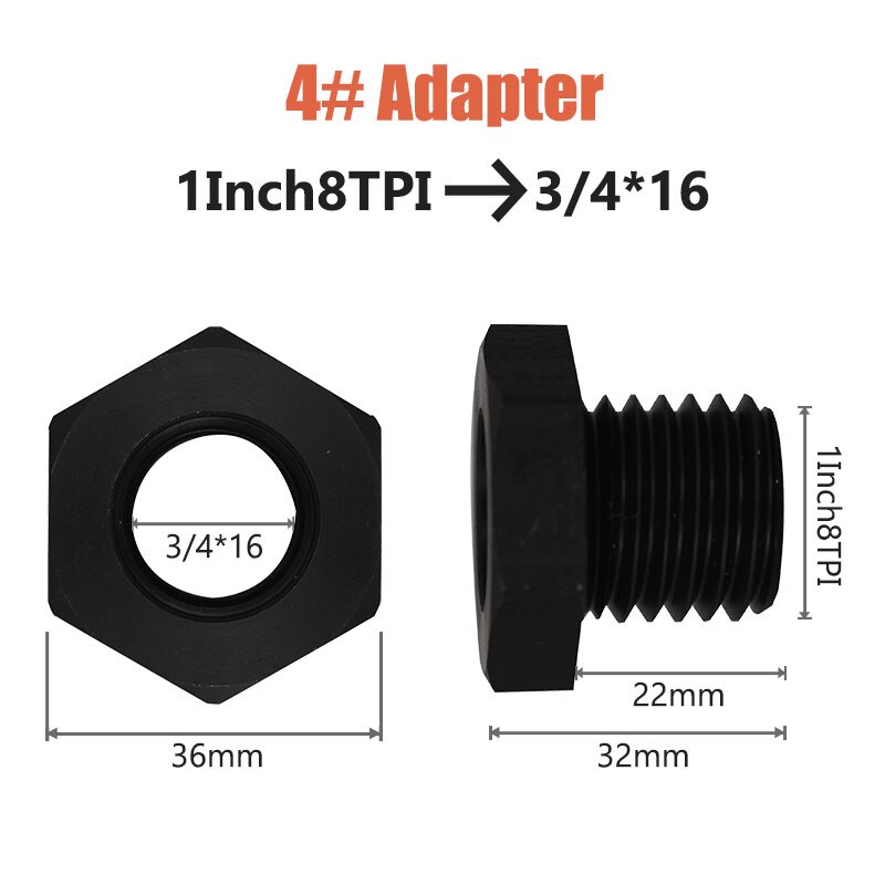 Thread Adapter For Wood Turning Lathe Chuck Screw Thread Spindle, Woodworking Conversion Accessories