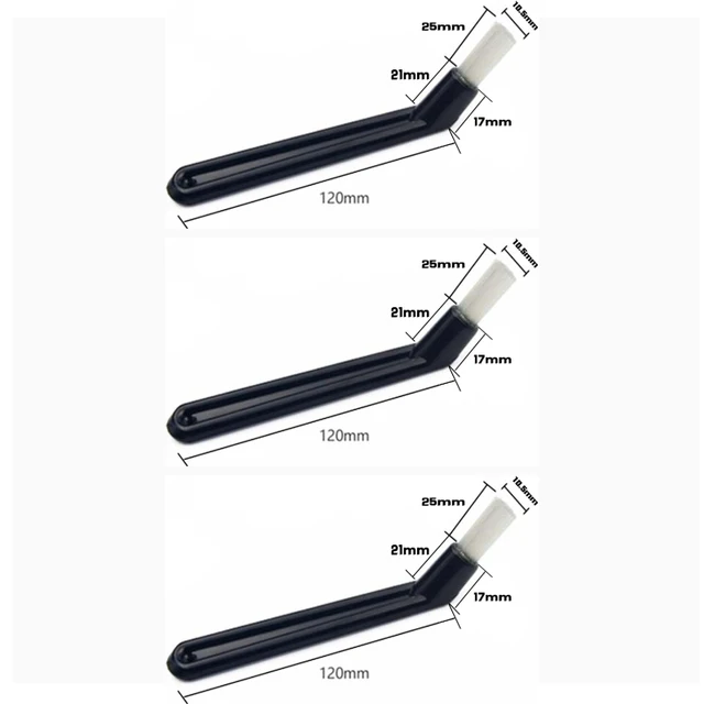 1/3Stck Kaffee Staub Sauber Pinsel Espresso Maschine Reinigung Pinsel Kunststoff Griff Tastaturen Reiniger Werkzeuge Schmutz Reinigung Pinsel: Licht Gelb