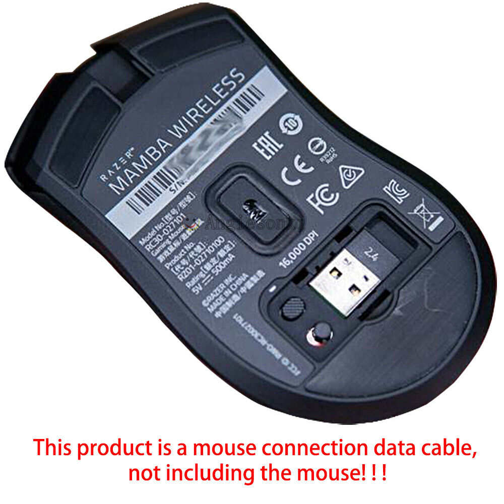 Micro USB wire data line charging cable for Razer Mamba Wireless Mouse