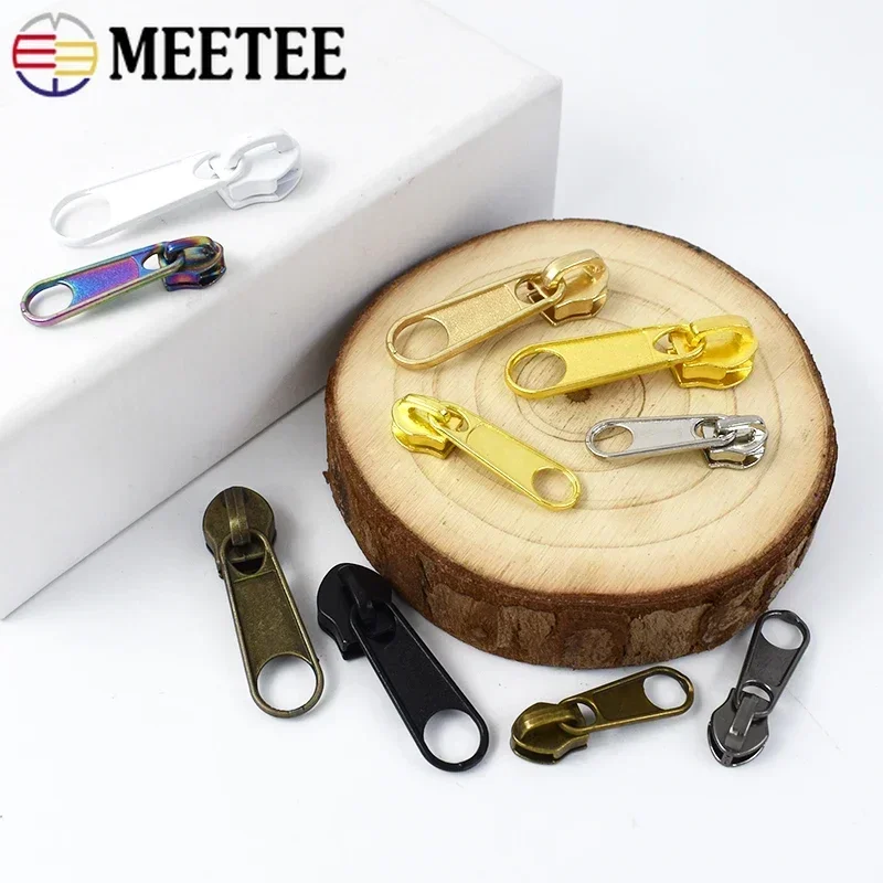 20/50Pcs 3# 5# Nylon Zipper Slider Zippers Closure Bag Clothes Replacement Zip Pull Head Zips Repair Kit DIY Sewing Accessories