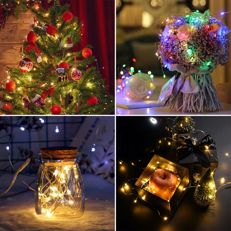 Fairy LED Light String christmas home decor Christmas ornament christmas tree decoration Waterproof christmas accessaries