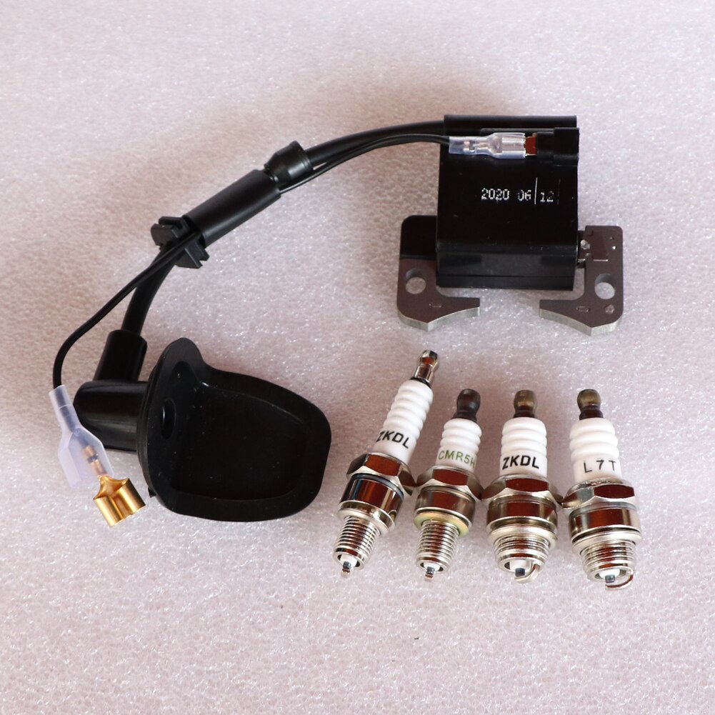 Motorfiets Bobine Motor Deel Met Bougie Voor 2-Takt 43cc 47cc 49cc Mini Quad Pocket Dirt Bike atv