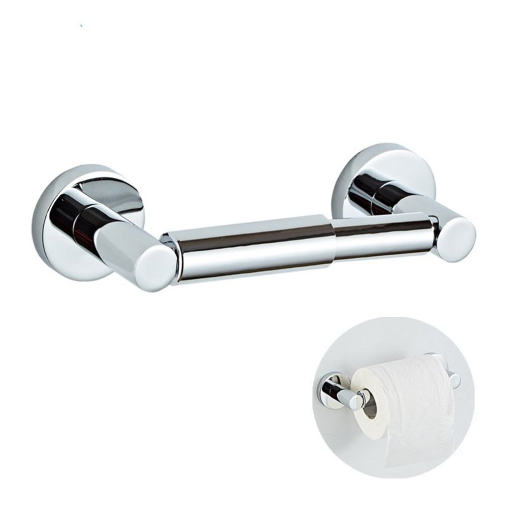 Hanging Paper Roll Holder Kitchen Towel Cupboard Door Rack Durable Stainless Steel Bathroom Toilet Paper Holder