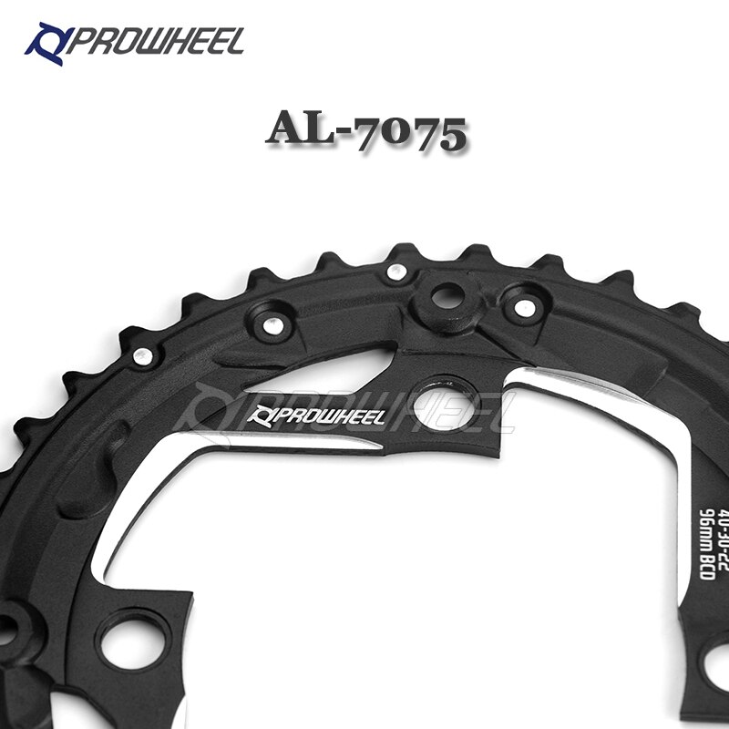 Plato de bicicleta MTB 64/96/104 BCD rueda de cadena 22/24/26/28/32/36/38/40/42/44T piñón de doble/Triple velocidad para diente de reparación de bielas