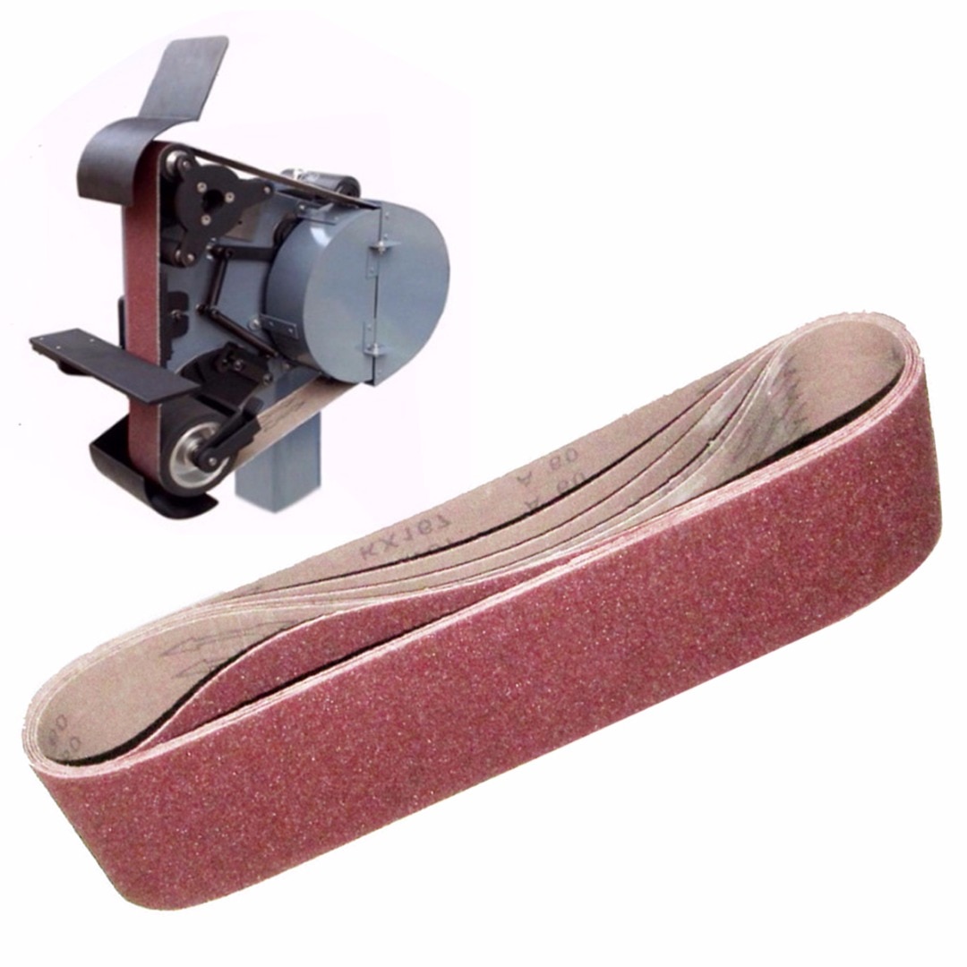 4 stuks power dremel-accessoires 100 x 915mm schuurkorrel 40 60 80 120 aluminiumoxide schuurbanden