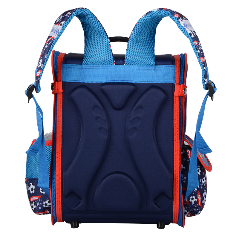 Cartoon1-5 Grade School Bags Backpack For Girls Boys Football Children Orthopedic EVA Backpack Mochila Infantil